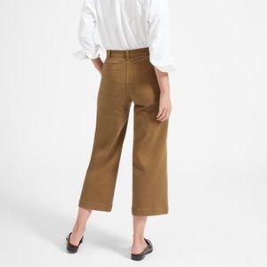 Everlane wide leg crop pant high rise sailor